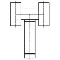 Deflektor typu "H" SWR Ø 140mm ocynk