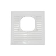Kratka 215x215 mm PVC do pochłaniaczy z wejściem kwadratowym