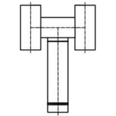 Deflektor typu "H" SWR Ø 120mm ocynk