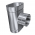 Wkład kominowy żaroodporny owalny MKSZ Invest Owal MK ŻARY 120x230mm gr.0,8mm, Rodzaj trójnika spalin: 90° - strona szeroka