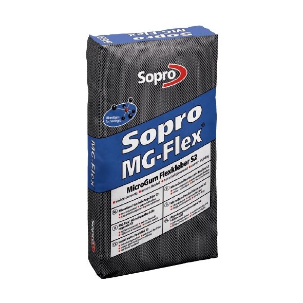 SOPRO MG-Flex® 669 wysokoelastyczna jednoskładnikowa zaprawa klejowa S2, 15 kg